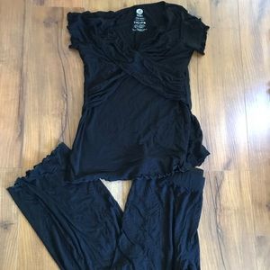 Kindred bravely nursing maternity pajamas